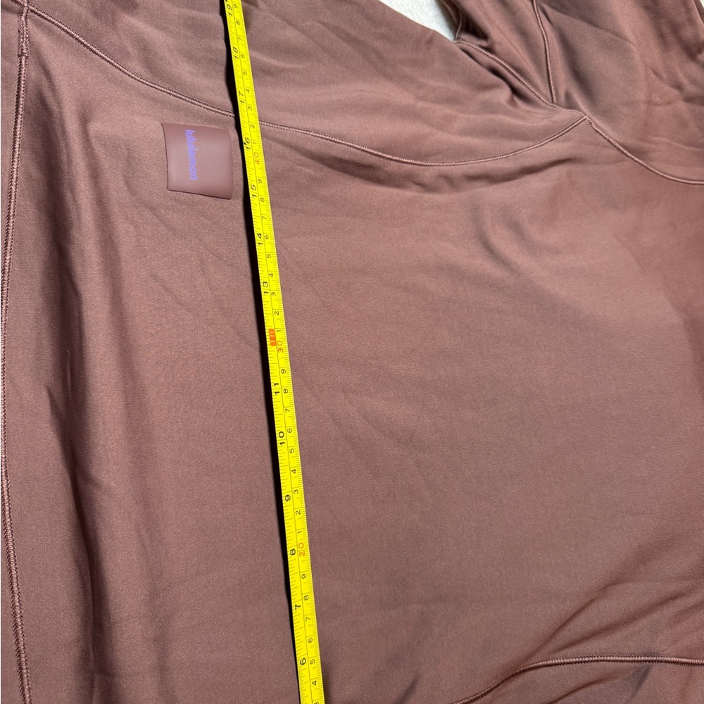 Like new Lululemon Tech Fleece Hiking Zip Pullover - Dark Oxide and Pink Size 8 - Picture 12 of 12